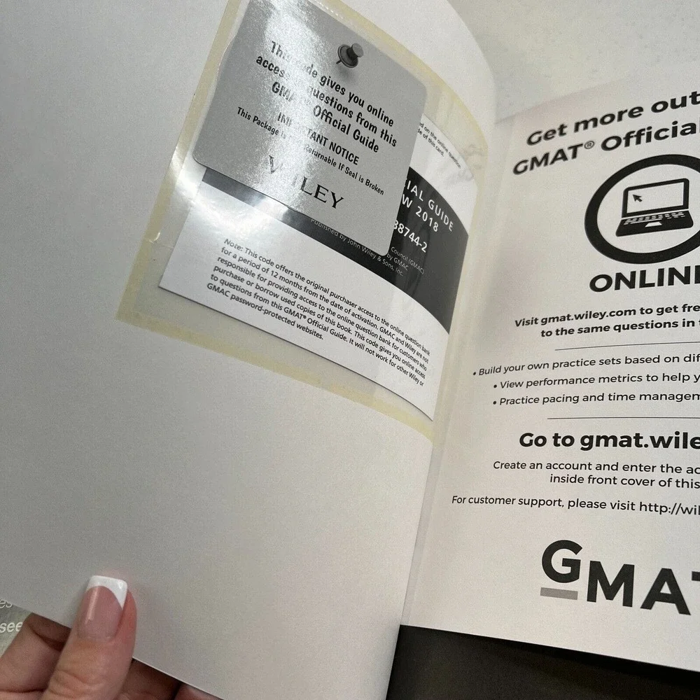 2018 Wiley GMAT Official Guide Quantitative Review, Verbal Review Book+Online 3x